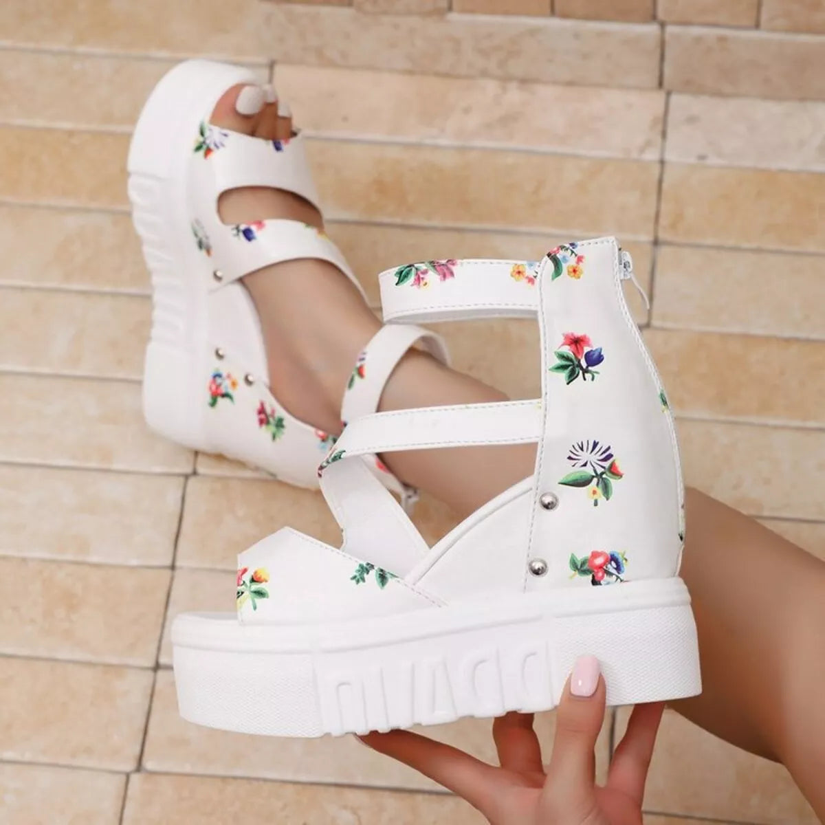 Open Toe Platform Sandals