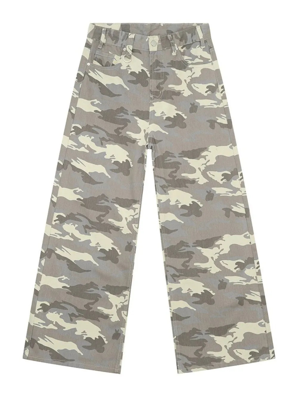 Men's Wide Leg Jeans with Pockets