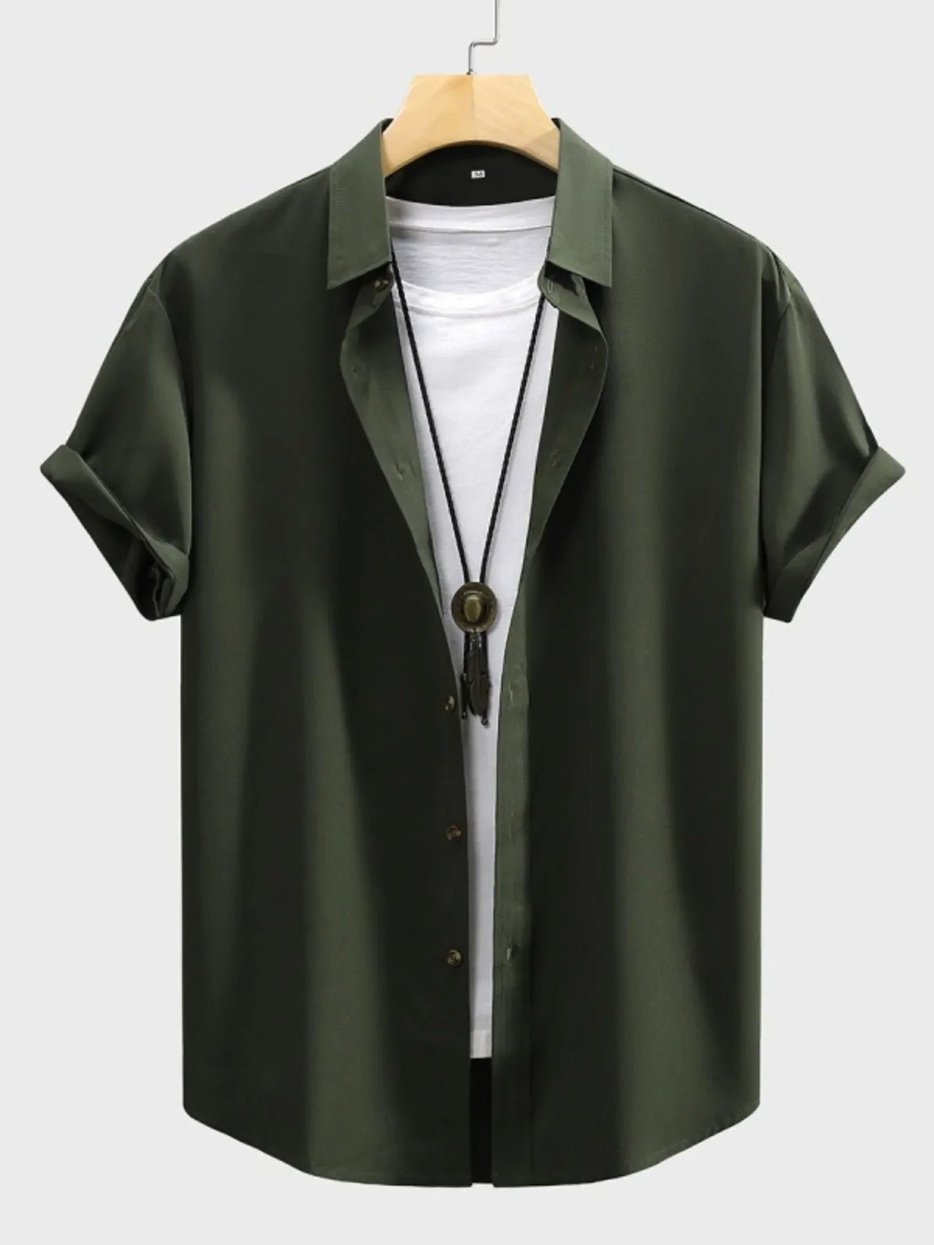 Men's Button Up Short Sleeve Shirt