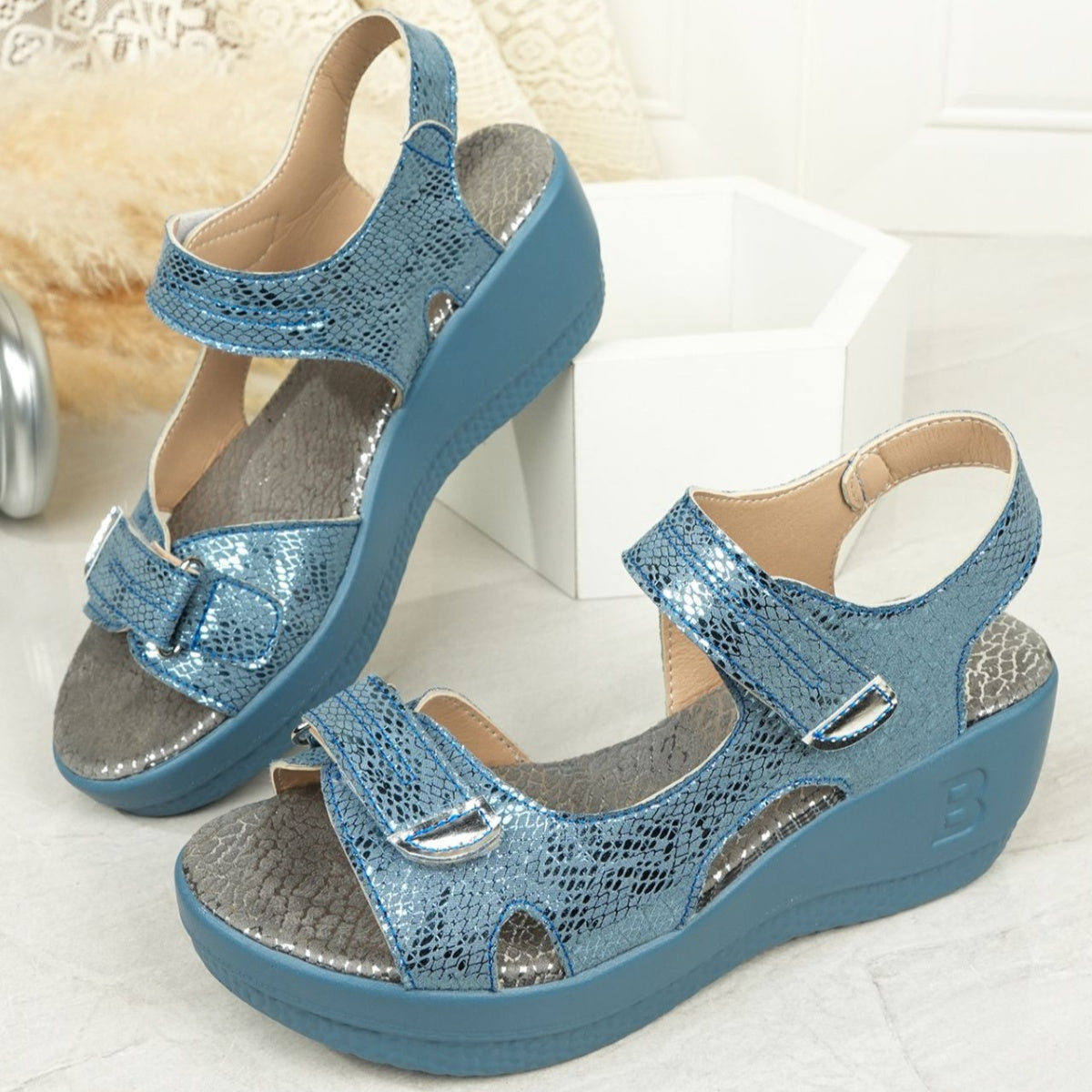 Open Toe Wedge Sandals