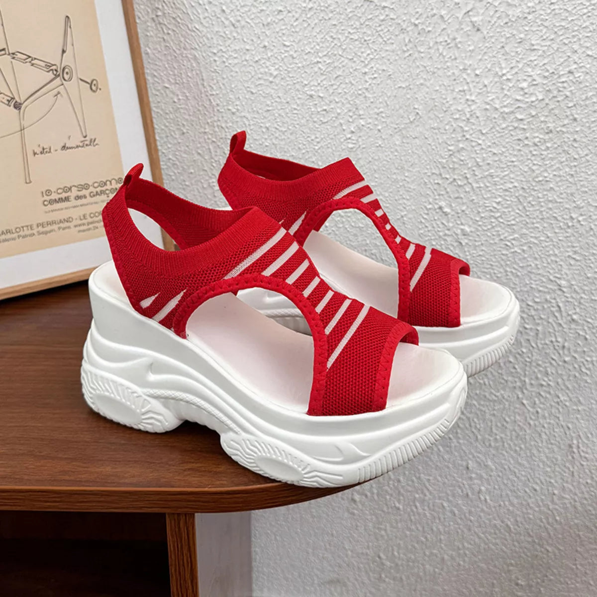 Open Toe Platform Sandals