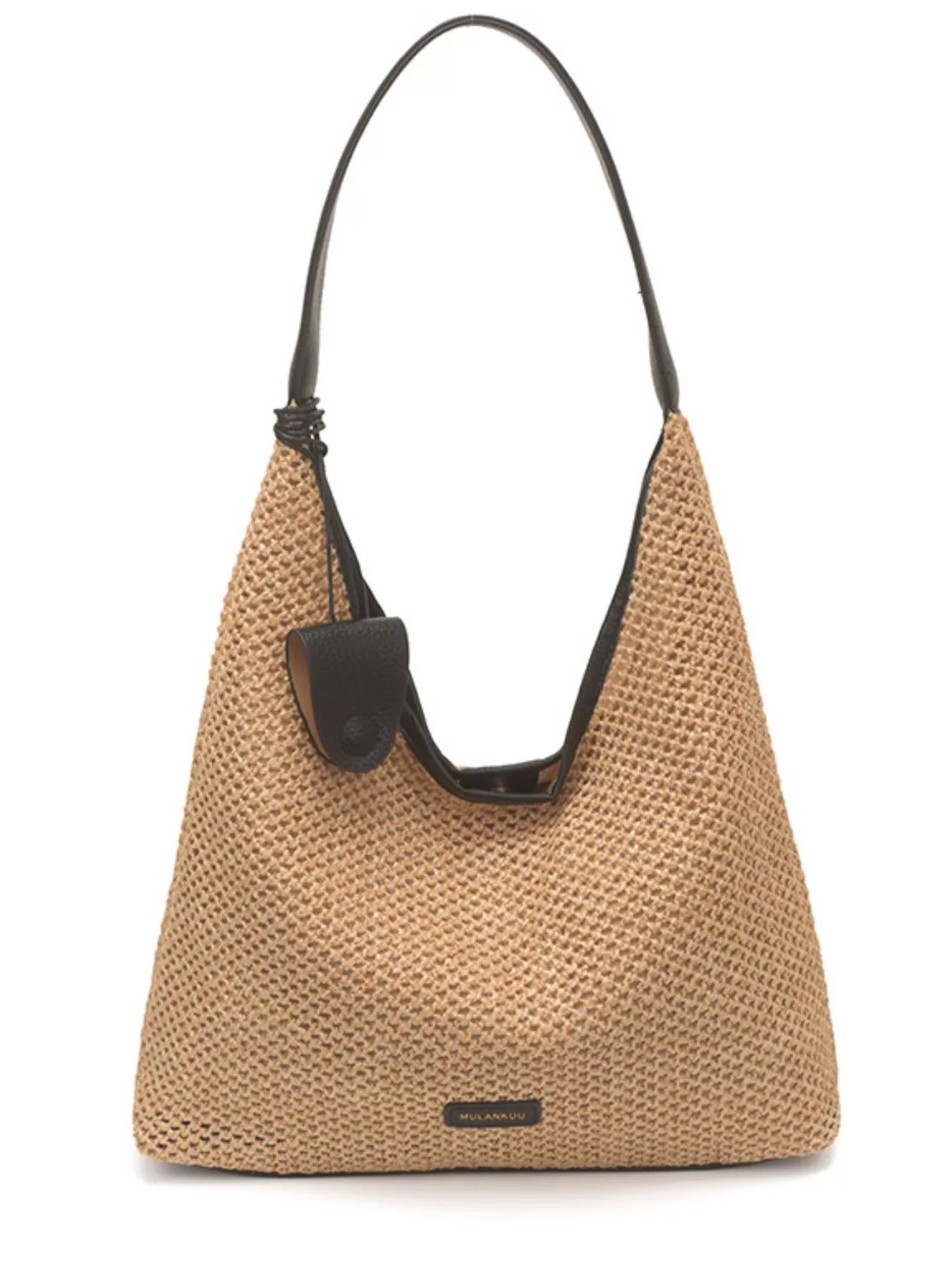 Woven Straw Shoulder Bag