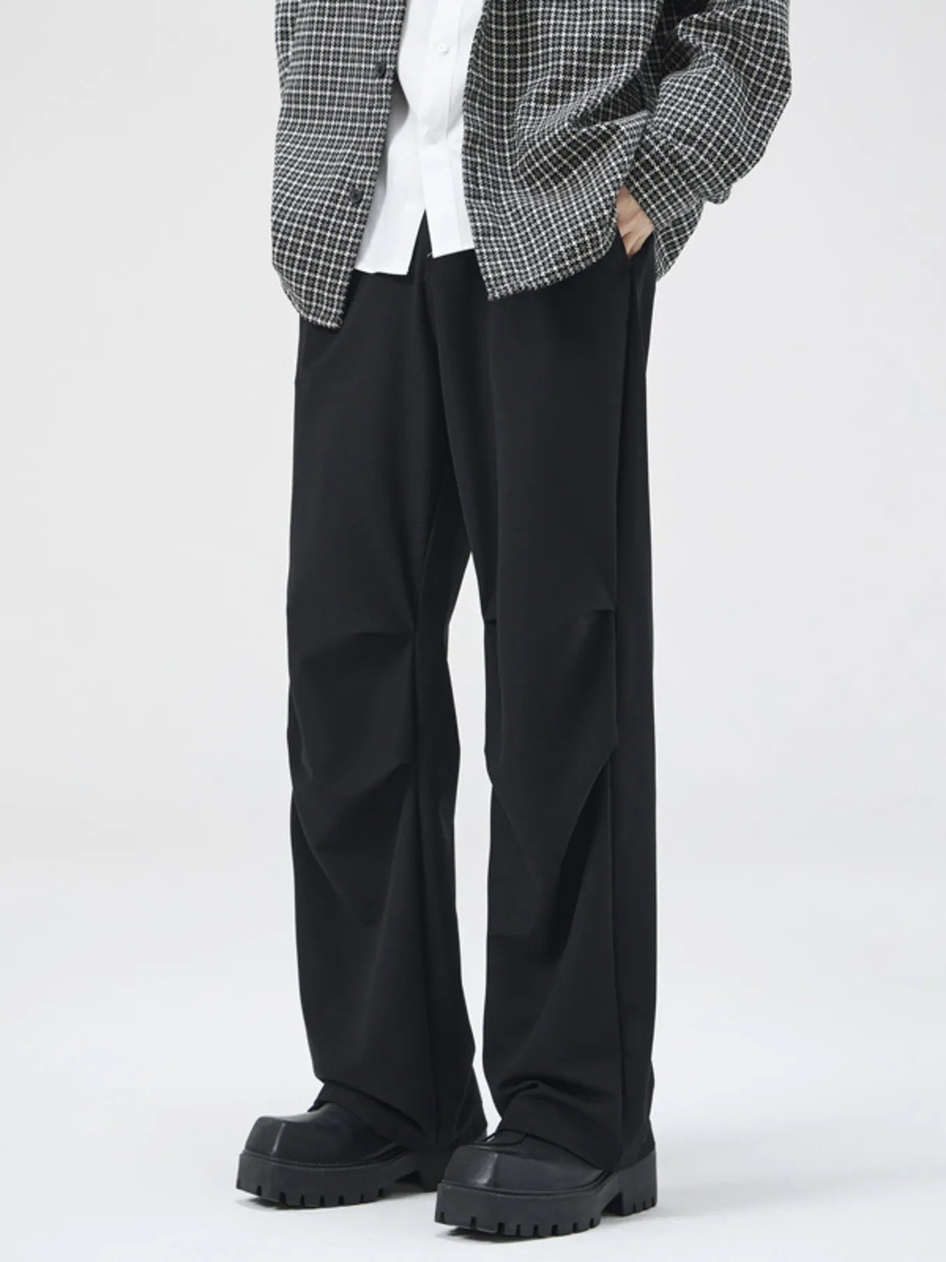 Men's Full Size Wide Leg Relaxed Fit Pants Plus Size