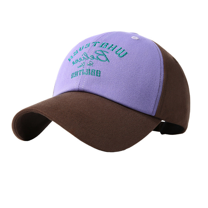 Two-Tone Embroidered Baseball Cap