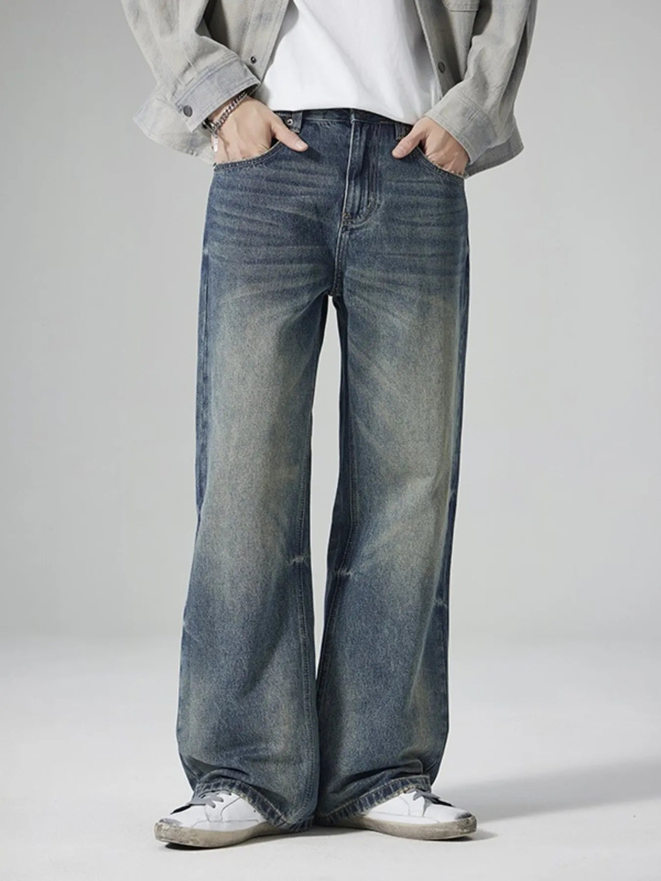 Men's Wide Leg Jeans