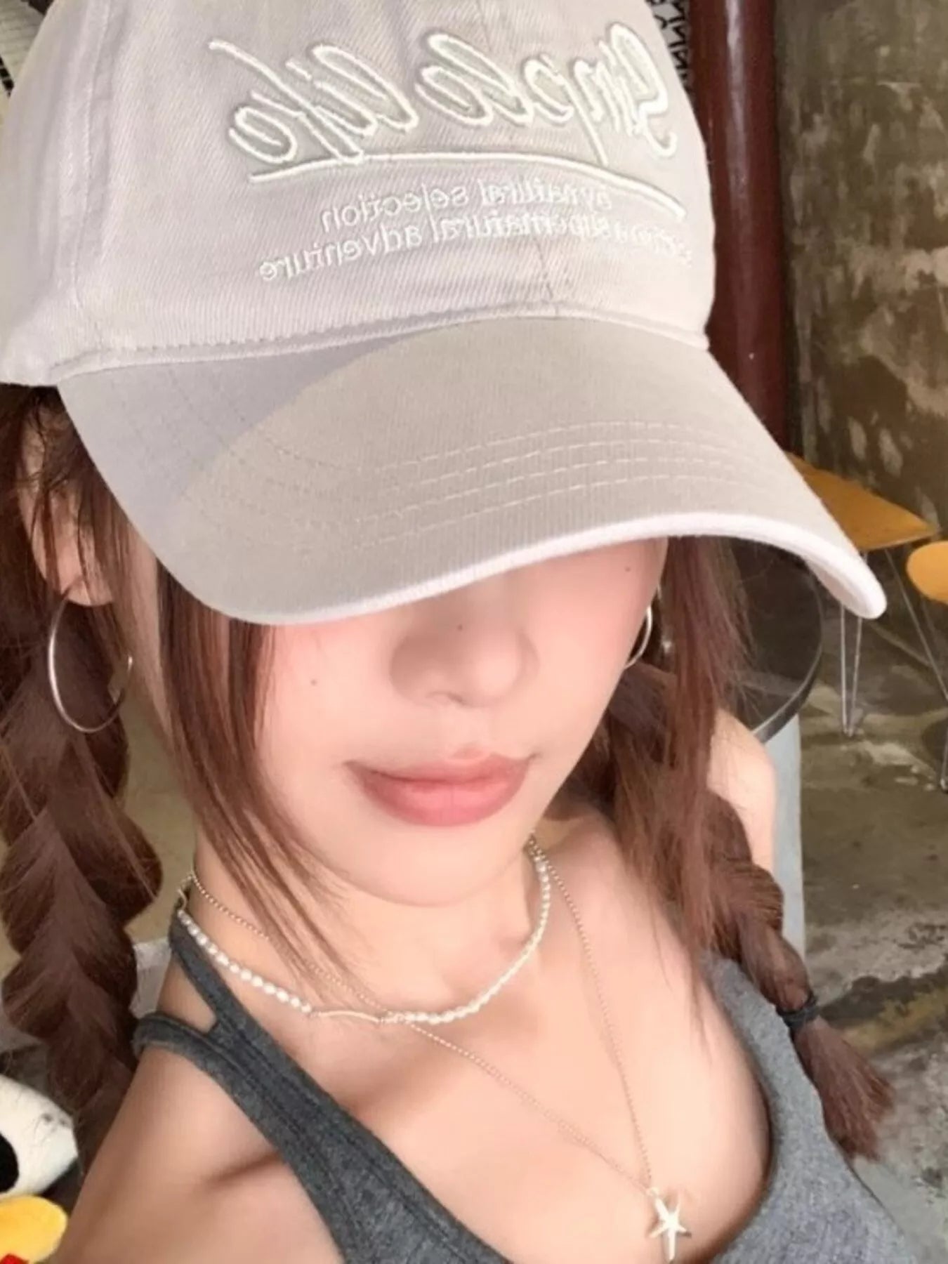 Embroidered Letter Baseball Cap