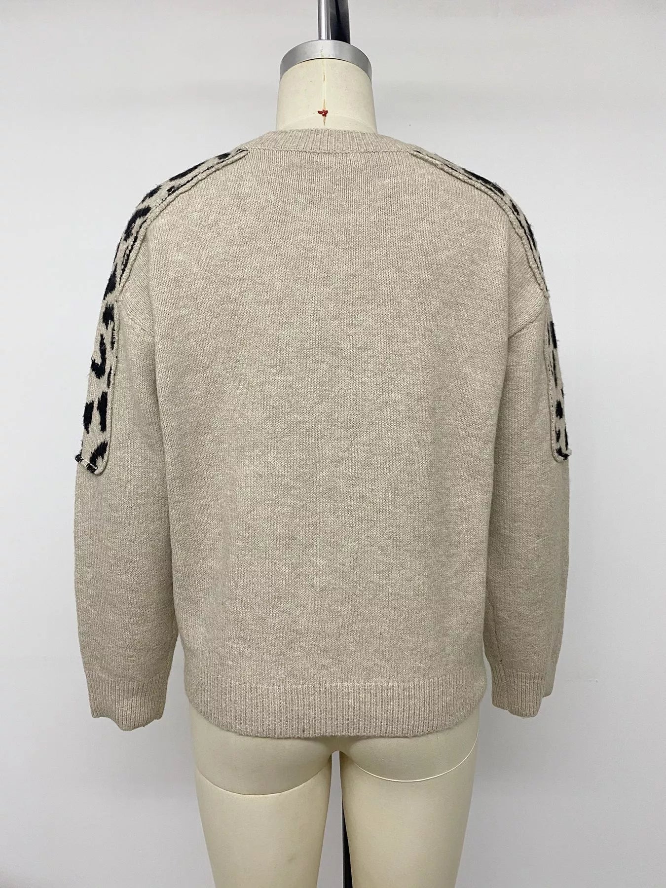 Leopard Round Neck Sweater