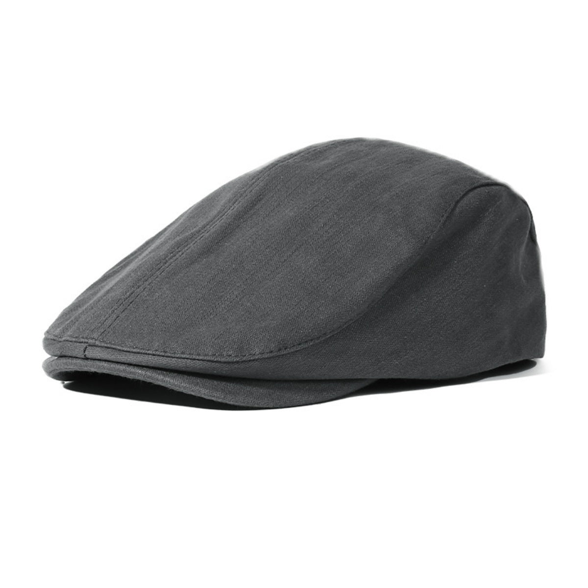 Classic Solid Color Newsboy Cap