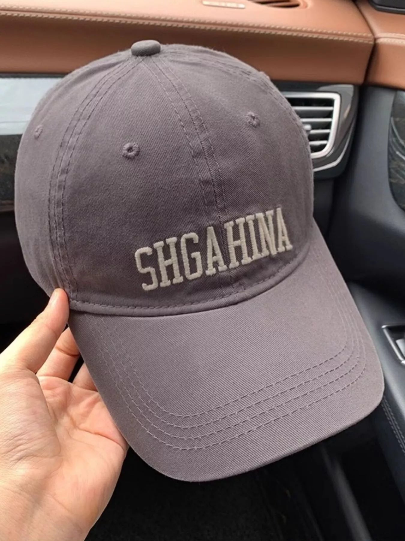 Embroidered Letter Baseball Cap