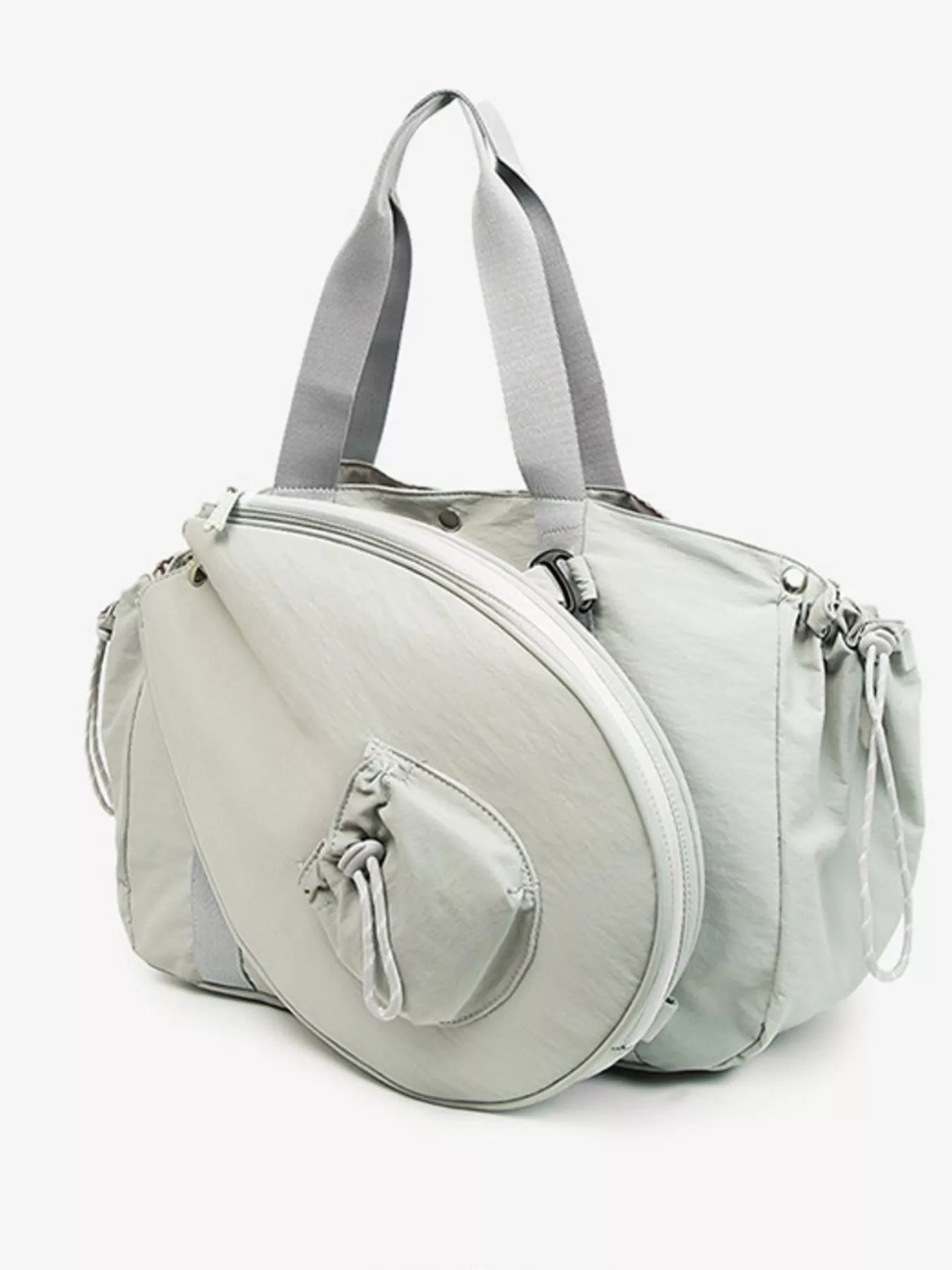 Sporty Duffel Bag with Integrated Racket Holder