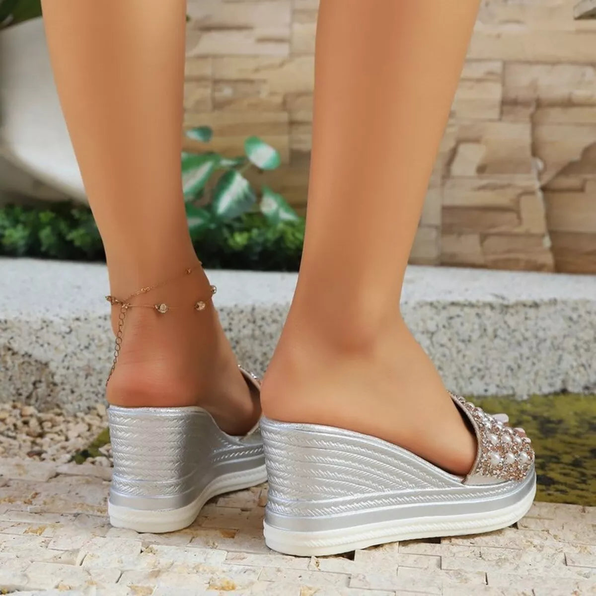 Open Toe Wedge Sandals