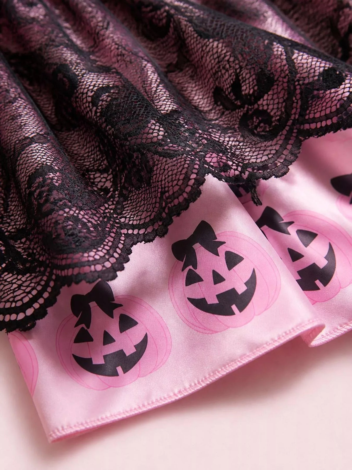 Children's Halloween Lolita Style Pumpkin Print Dress