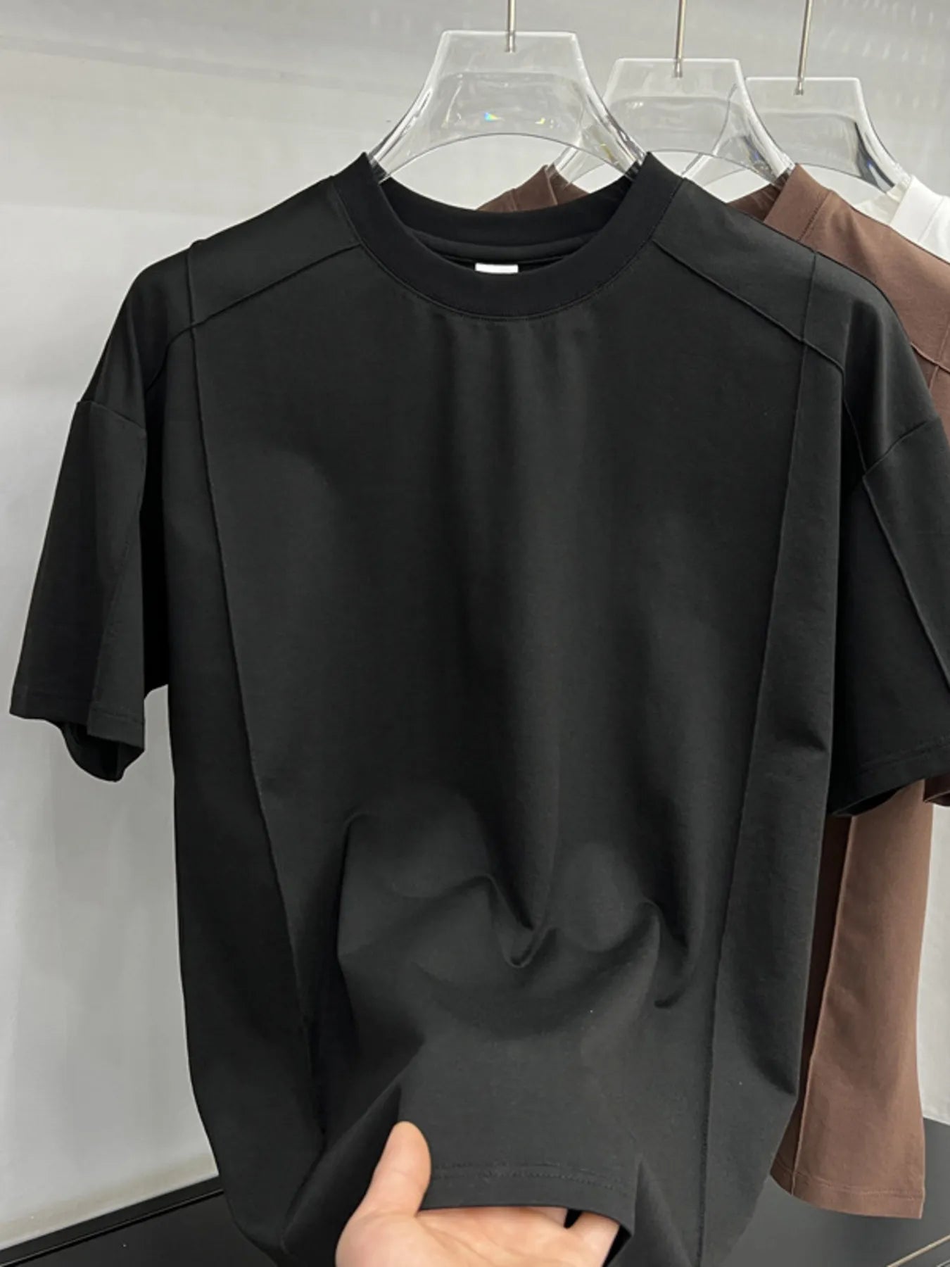 Men's Plus Size Oversized Round Neck T-Shirt