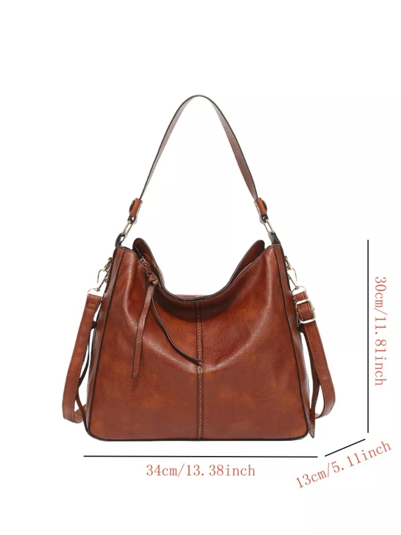 Classic PU Leather Tote Bag
