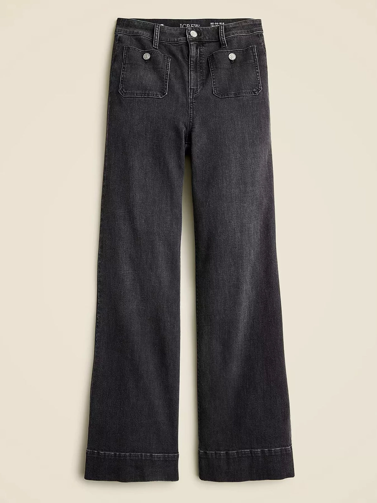 High-Waisted Jeans with Pockets