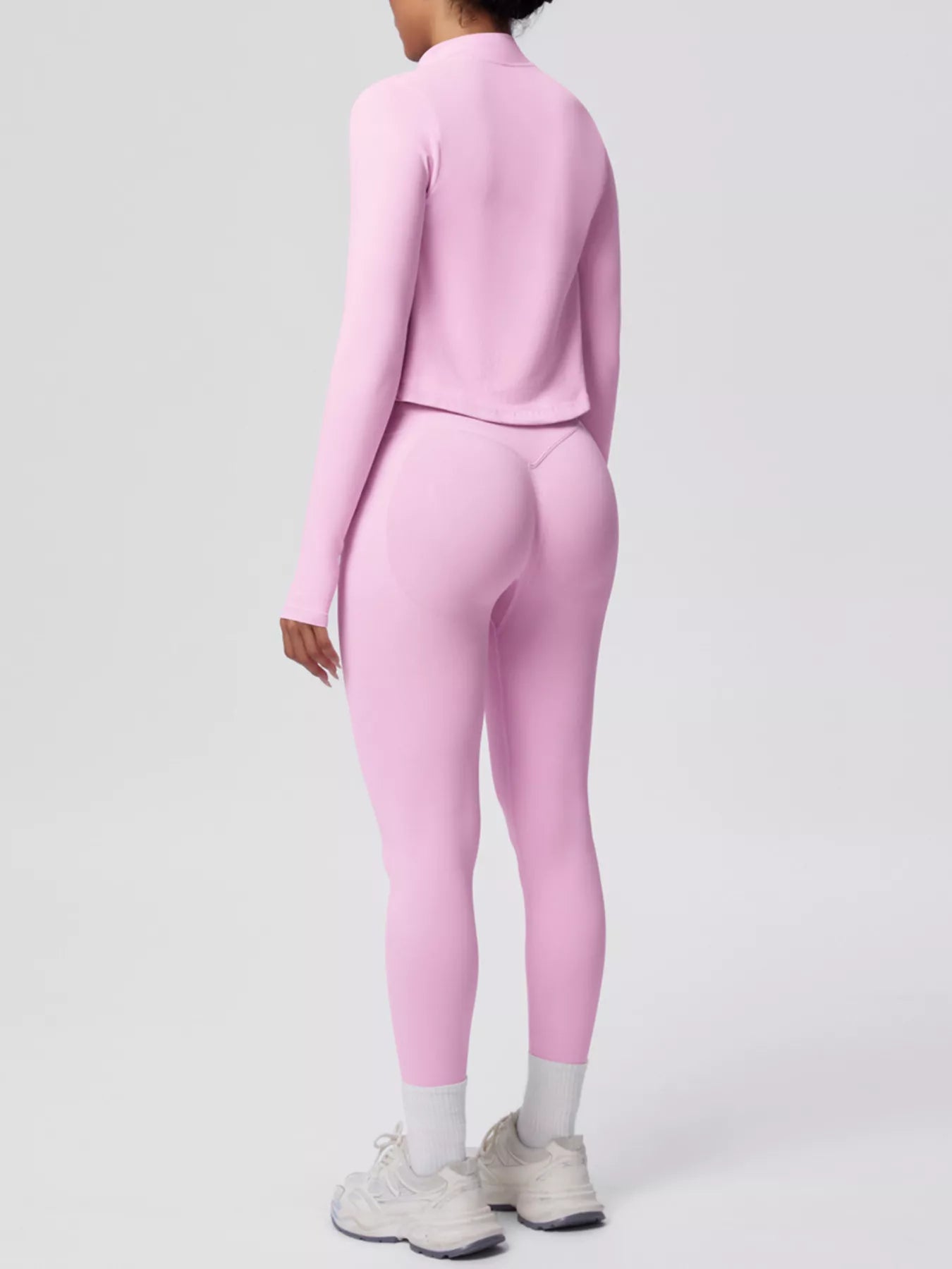 Tank & Zip-Up Jacket and Leggings Three-Piece Active Set