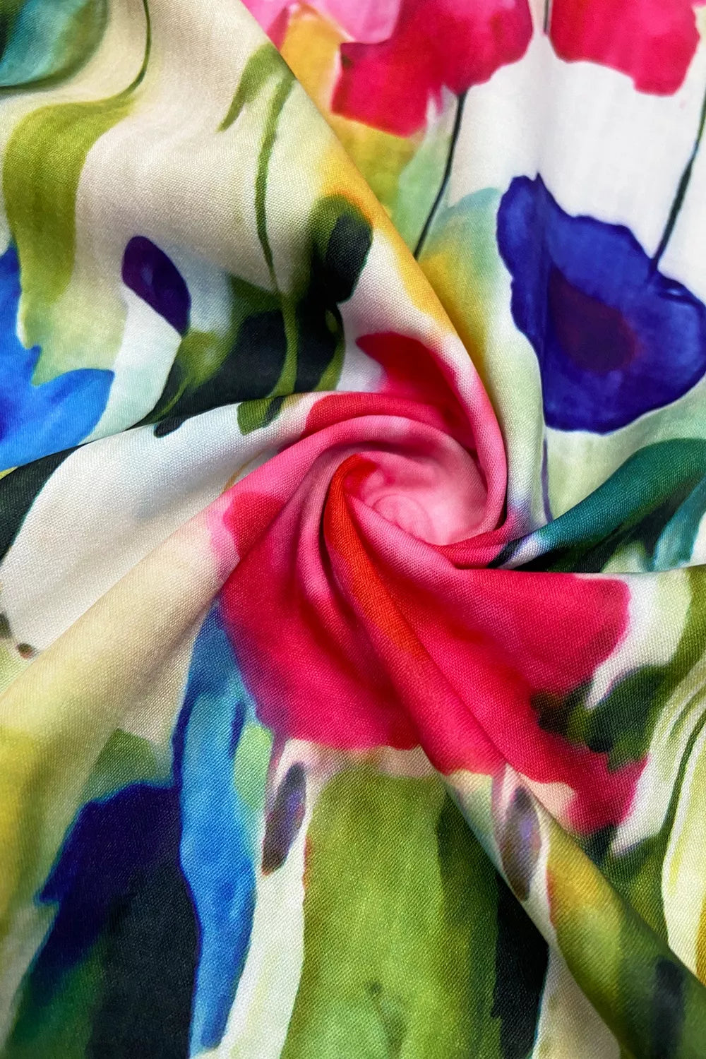 V-Neck Ruffle Sleeve Floral Print Mini Dress