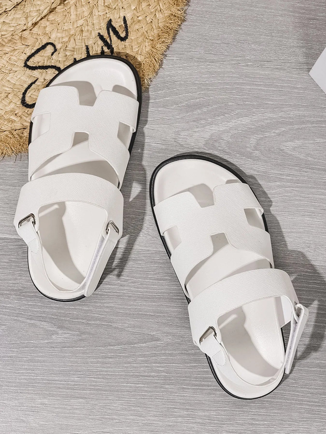 H-Style Gladiator Sandals with Ankle Strap