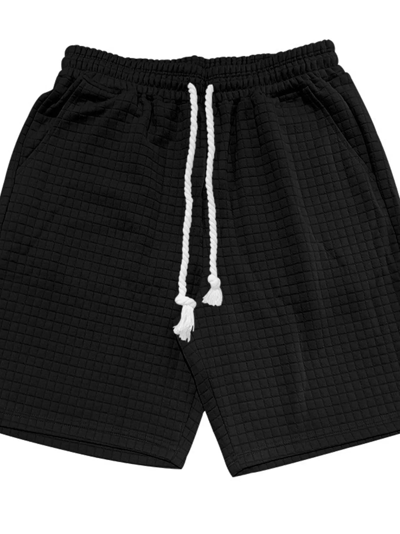 Men's Full Size Drawstring Shorts with Side Pockets Plus Size