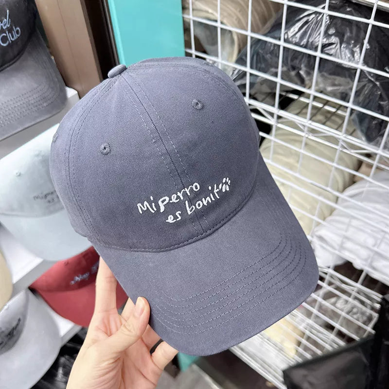 Embroidered Letter Baseball Cap