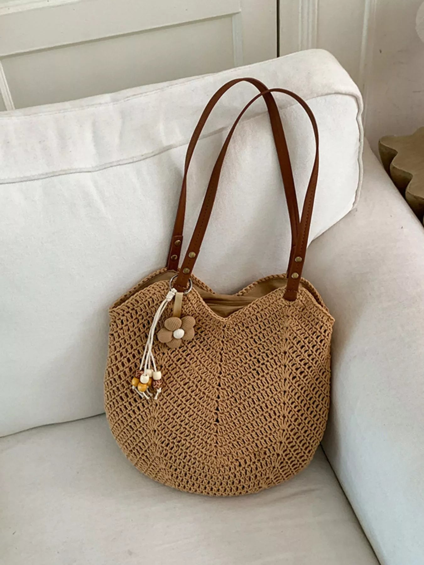 Crochet Knit Shoulder Bag