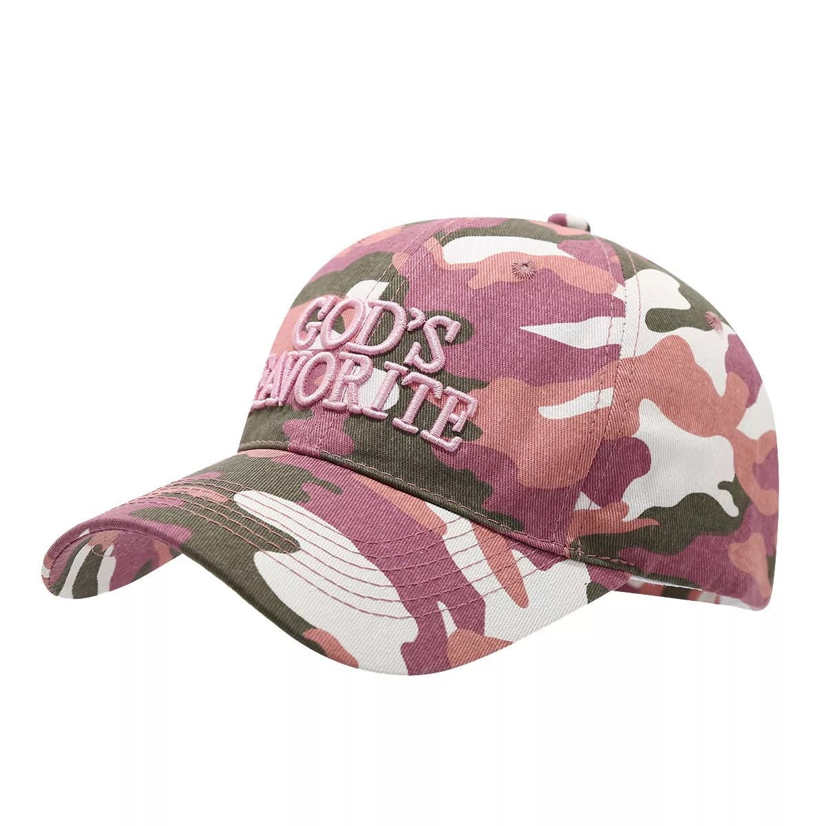 Camouflage Embroidered Baseball Cap
