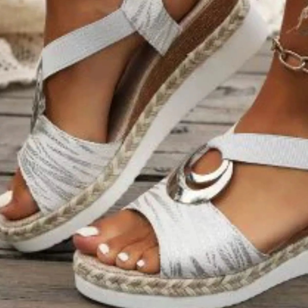 Open Toe Wedge Sandals