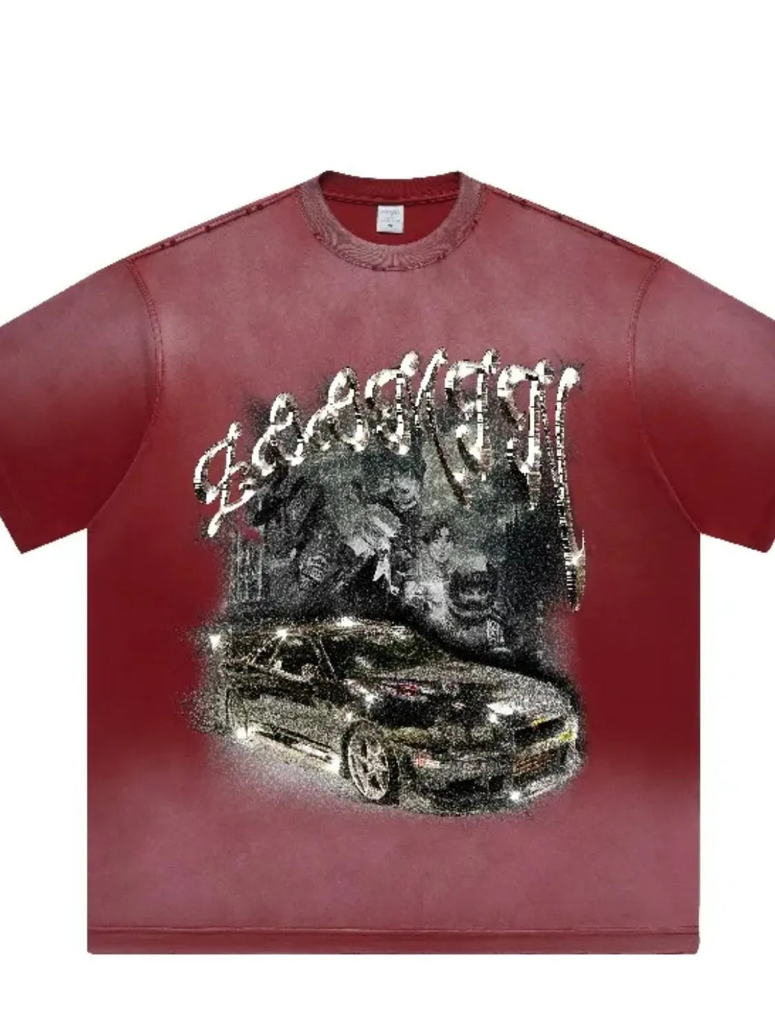 Men's Graphic Round Neck Short Sleeve T-Shirt