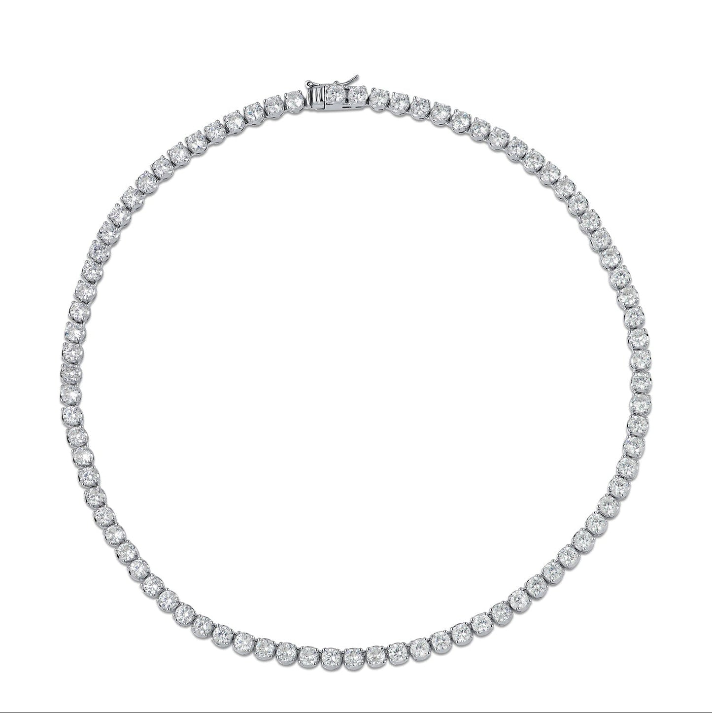 16" Round Tennis Necklace