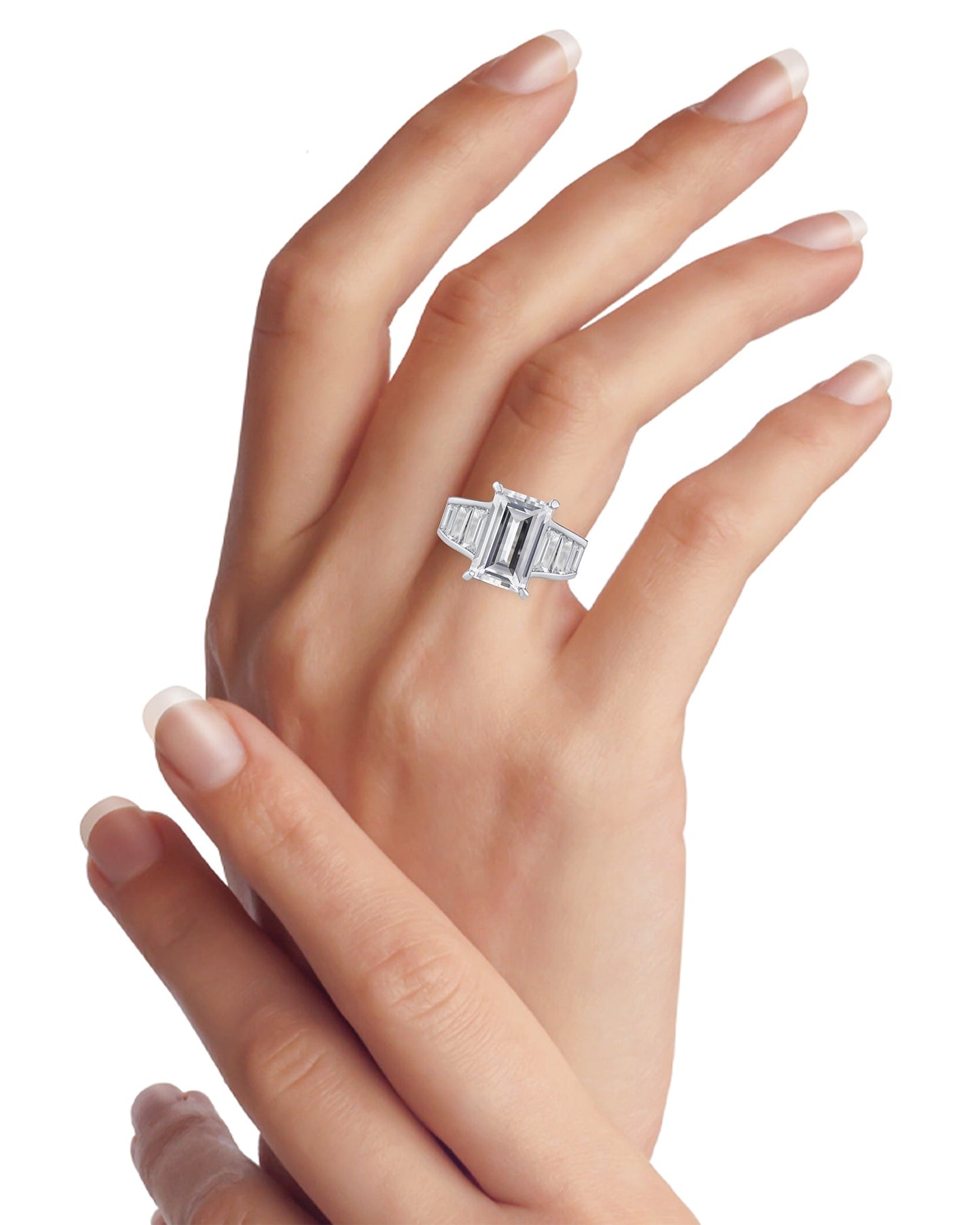 Multi Emerald Cut Ring