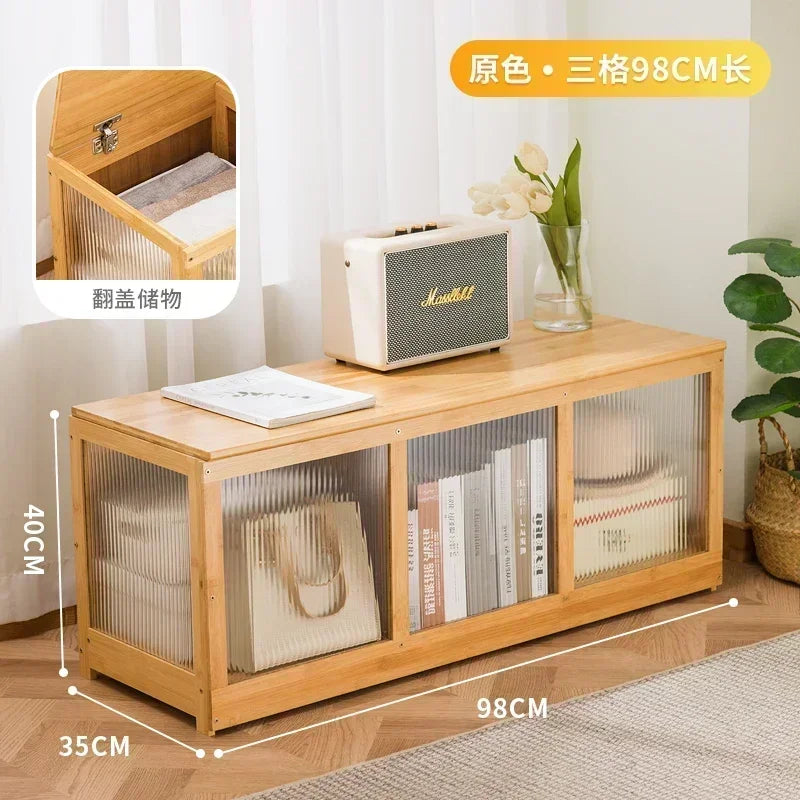 Multi-Functional Bay Window Storage Cabinet