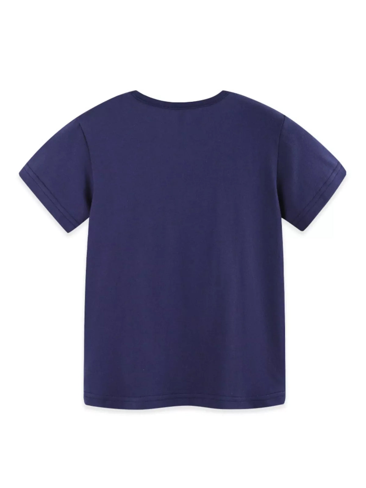 Children's Apple Embroidered Short Sleeve T-Shirt