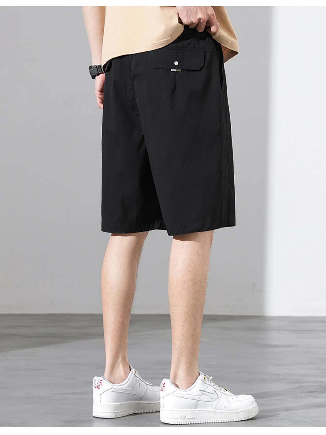 Men's Plus Size Casual Drawstring Shorts