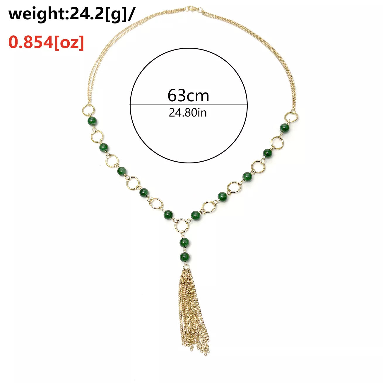 Elegant Tassel Pendant Necklace