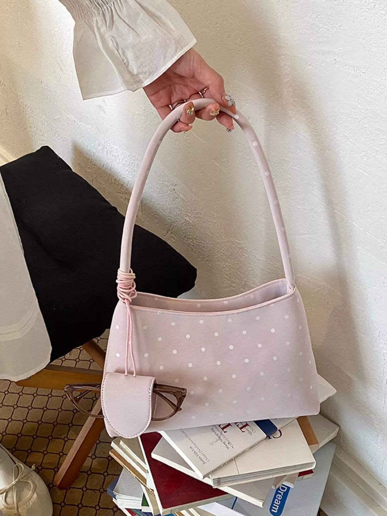 Polka Dot Shoulder Bag