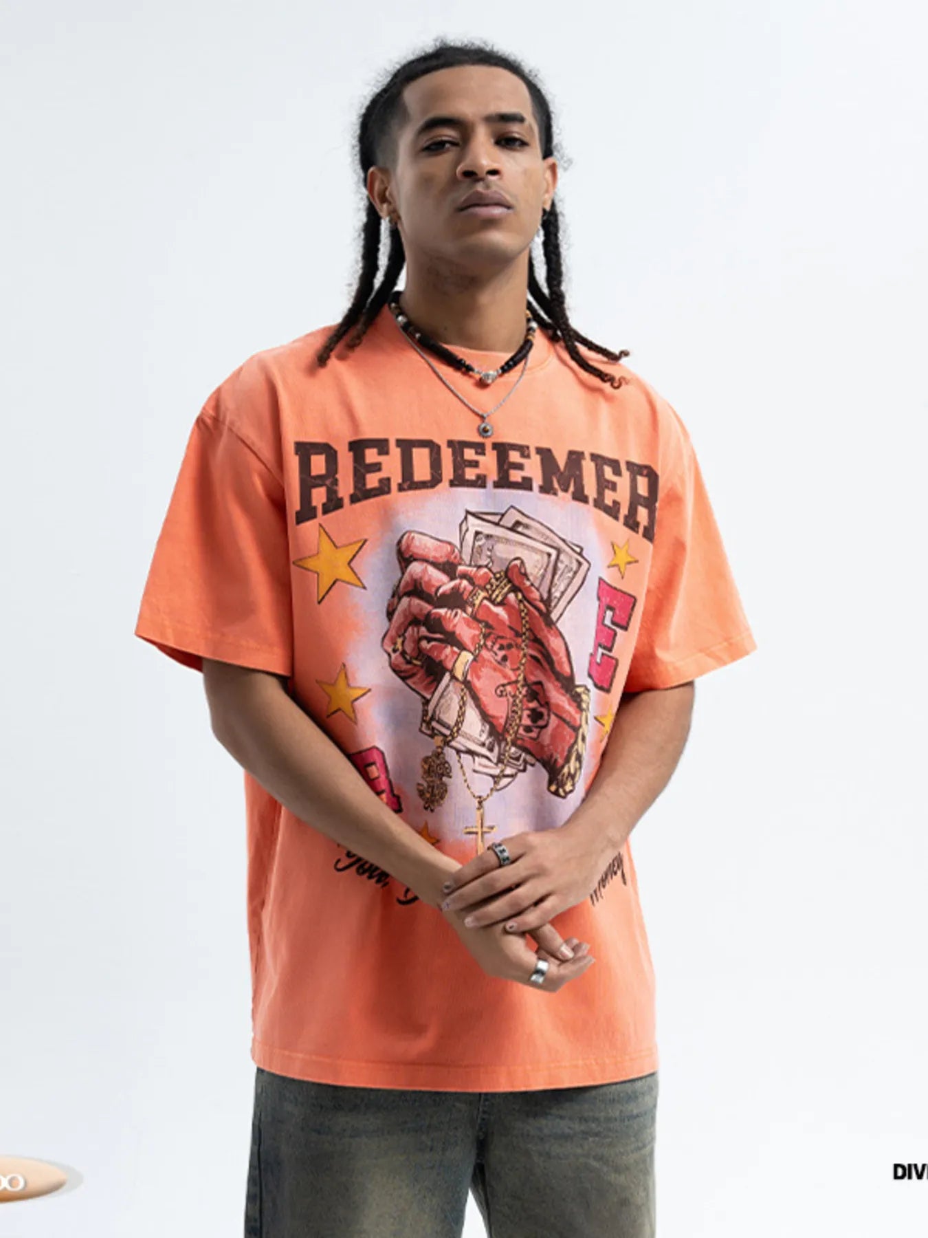 Men's Graphic Round Neck Short Sleeve T-Shirt