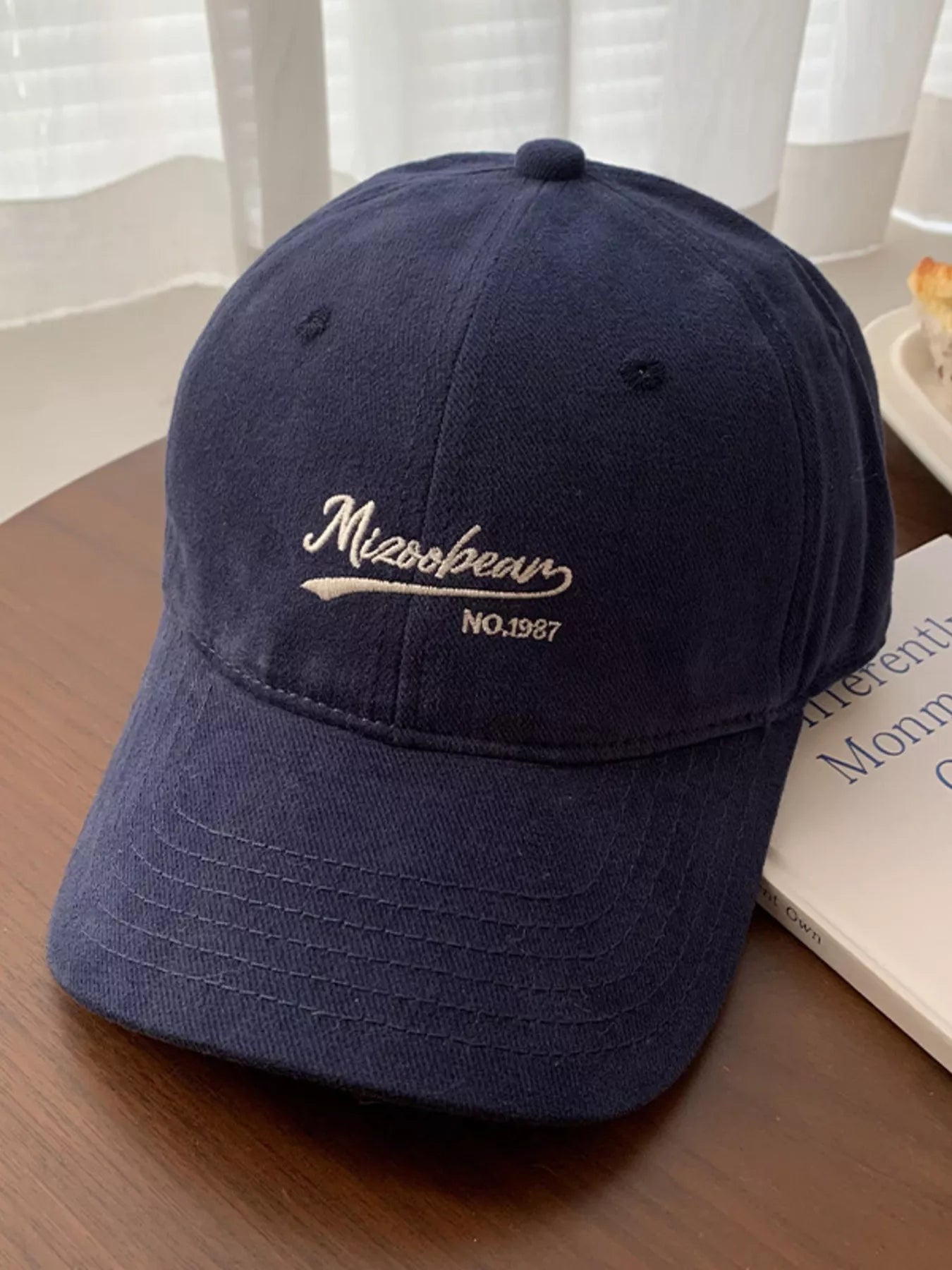 Embroidered Letter Baseball Cap