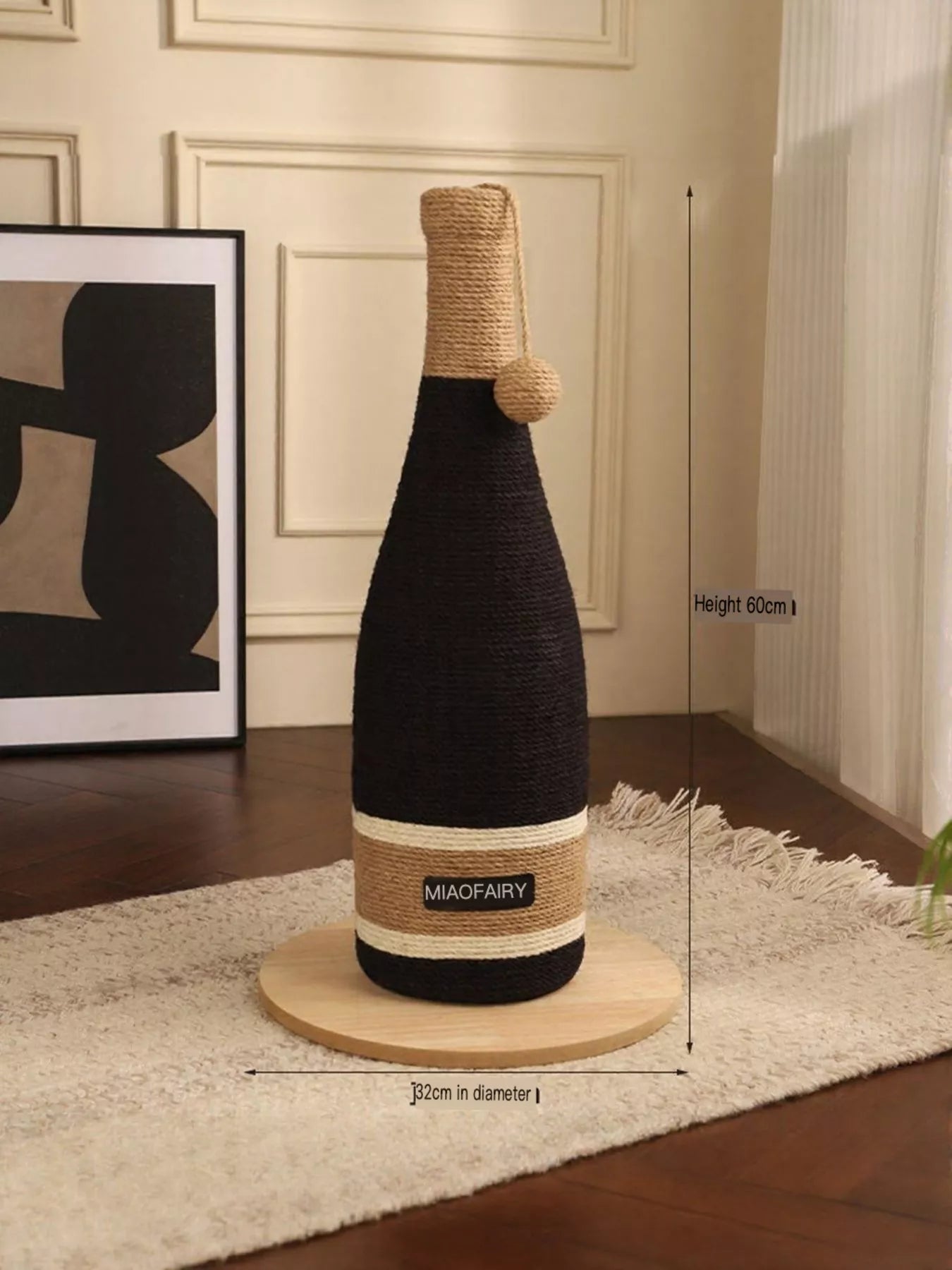 Champagne Bottle Style Cat Scratching Posts