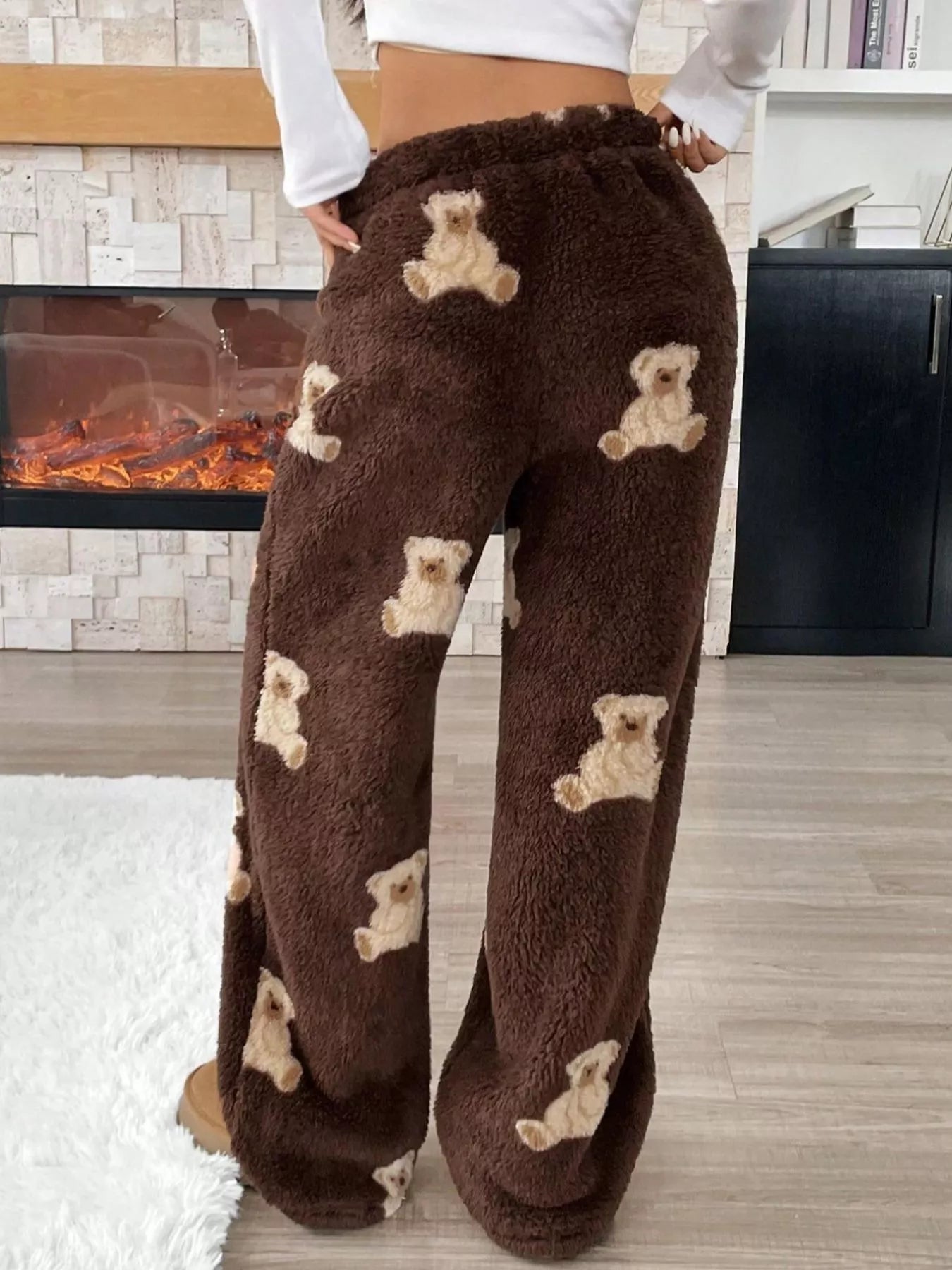 Drawstring Wide Leg Pants