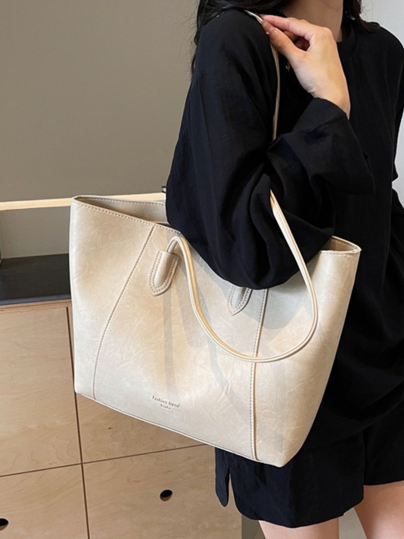 Classic Leather Tote Bag