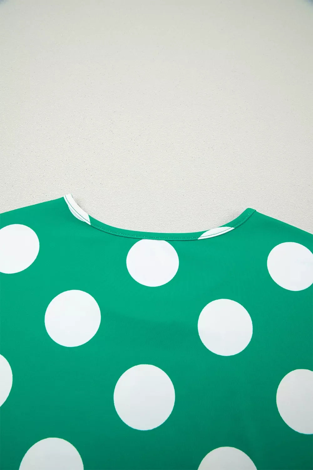 Polka Dot Print Cropped Tee Bodycon Skort 2pcs Set