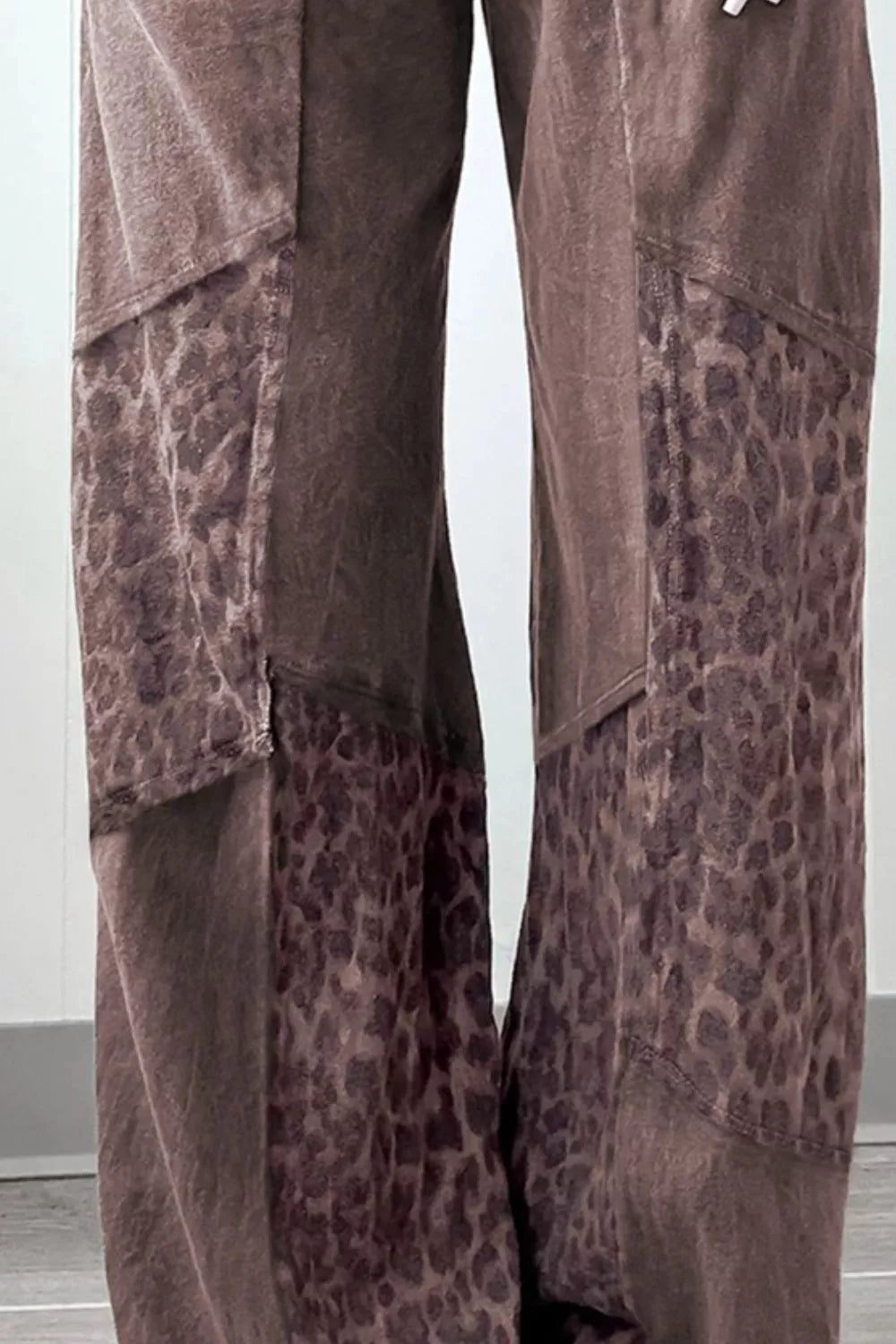 Leopard Wide Leg Pants