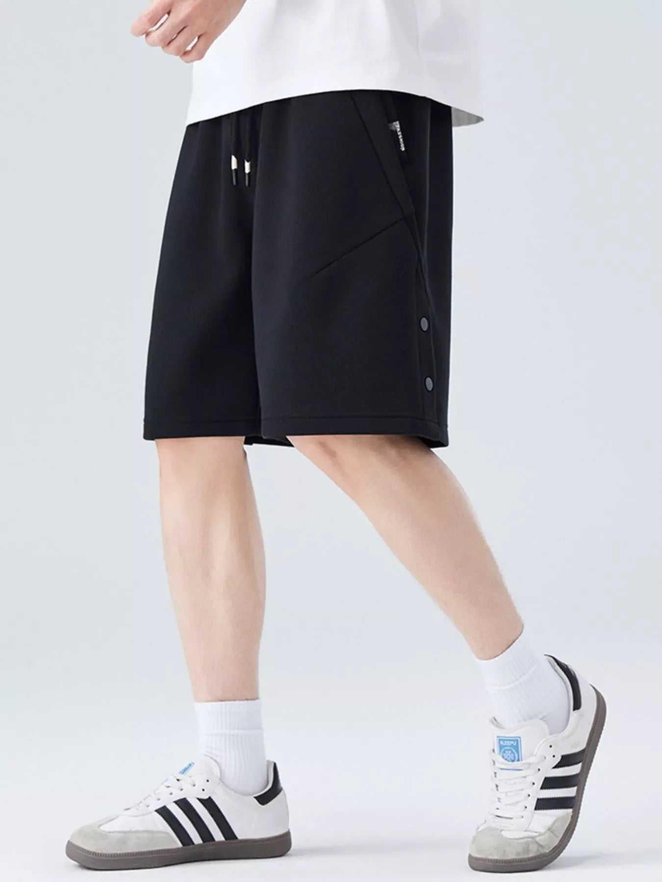 Men's Plus Size Drawstring Loose Fit Shorts