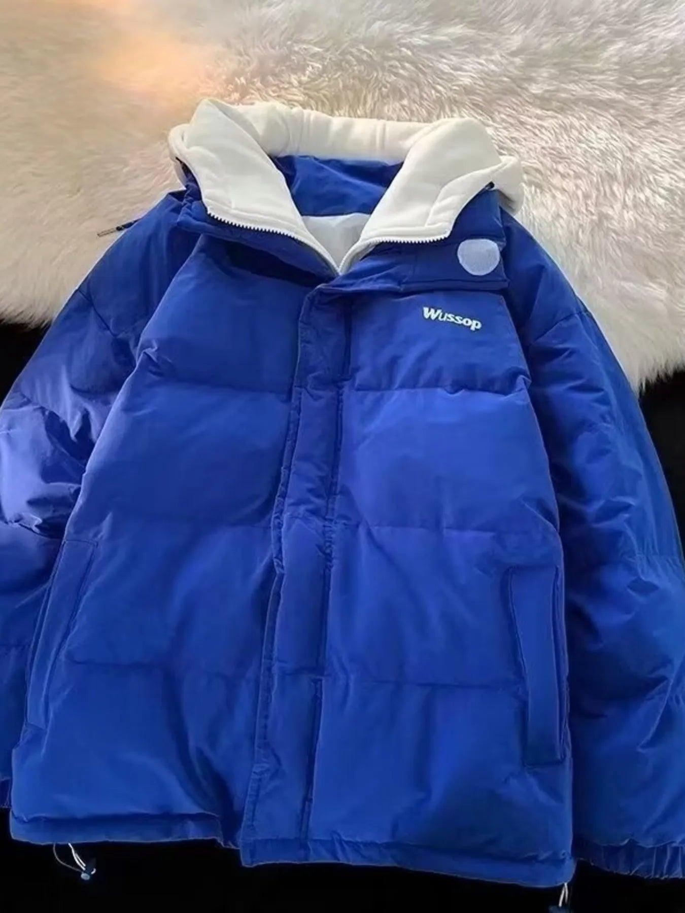 Men's Plus Size Quilted Zip Up Puffer Jacket