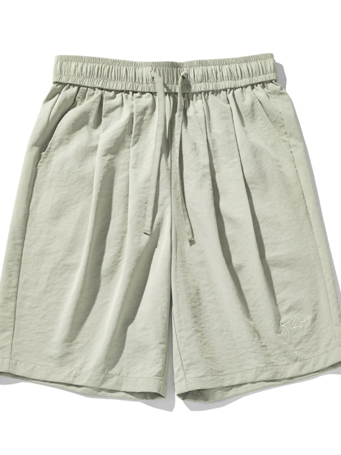Men's Plus Size Drawstring Shorts with Pockets