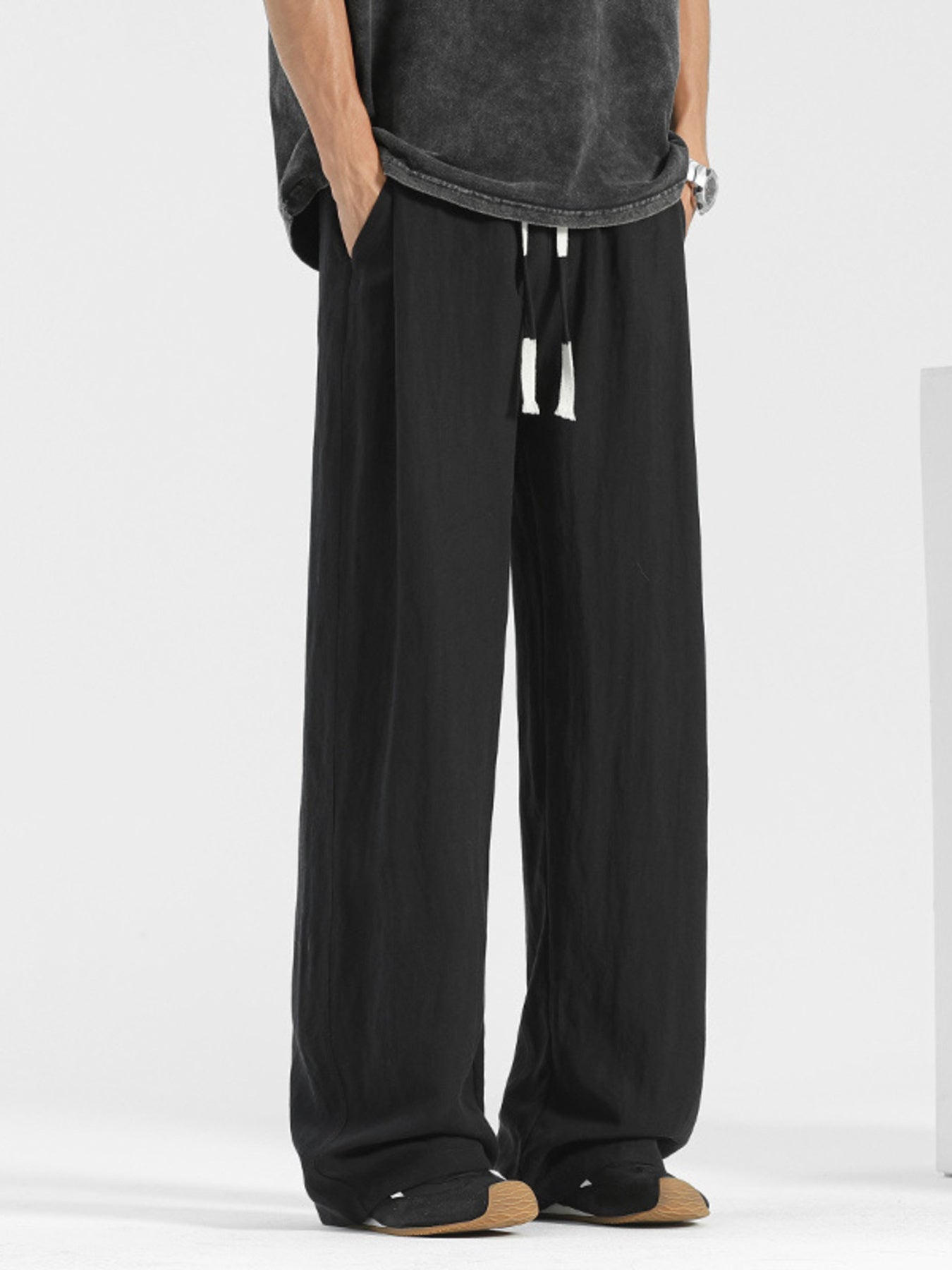Men's Plus Size Loose Fit Drawstring Pants