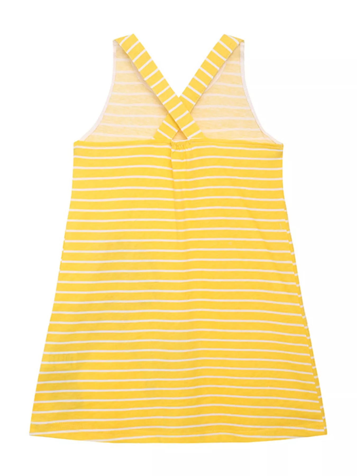 Children's Striped Unicorn Applique Dress