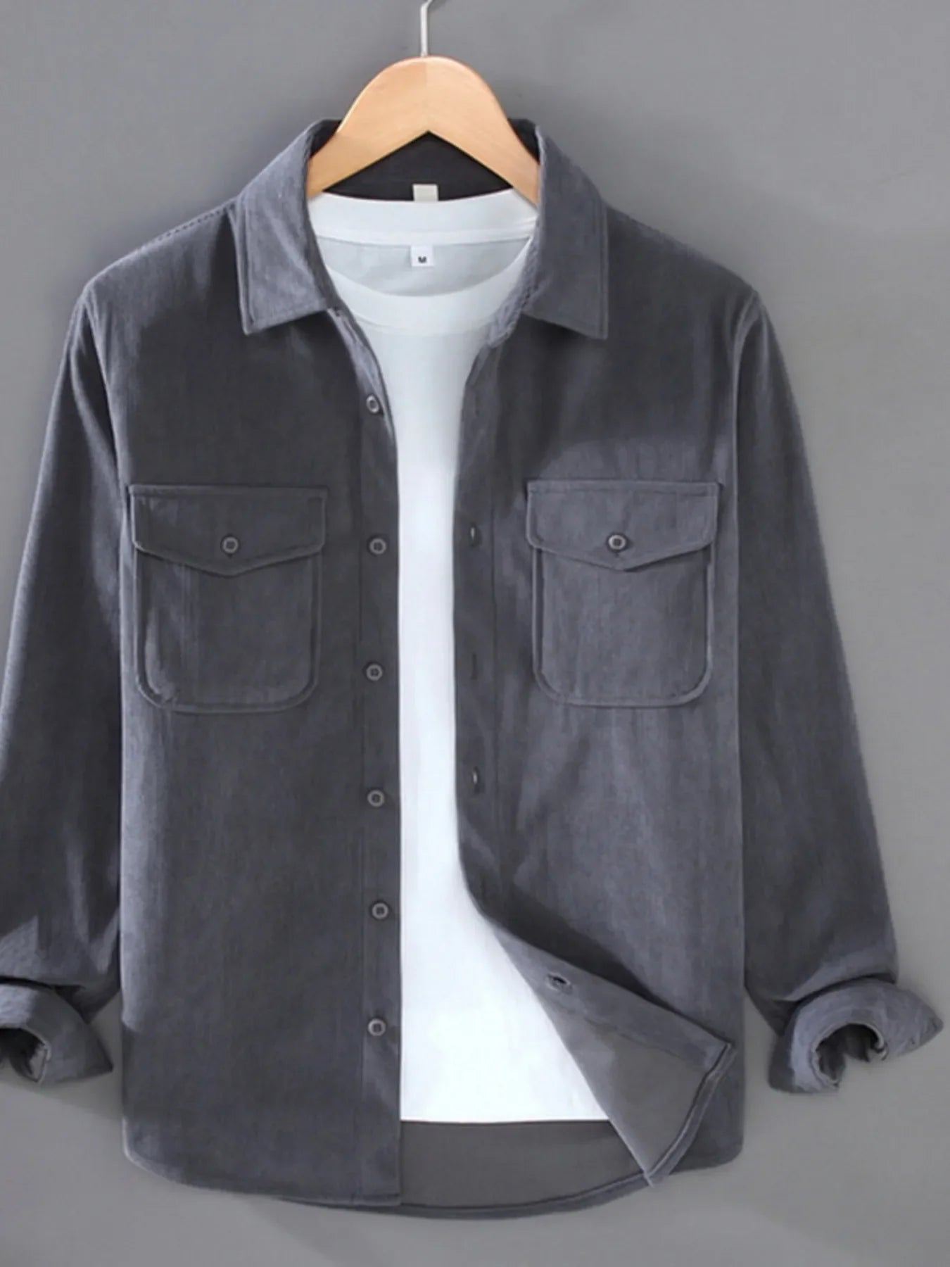 Men's Plus Size Button Down Collared Neck Shirt