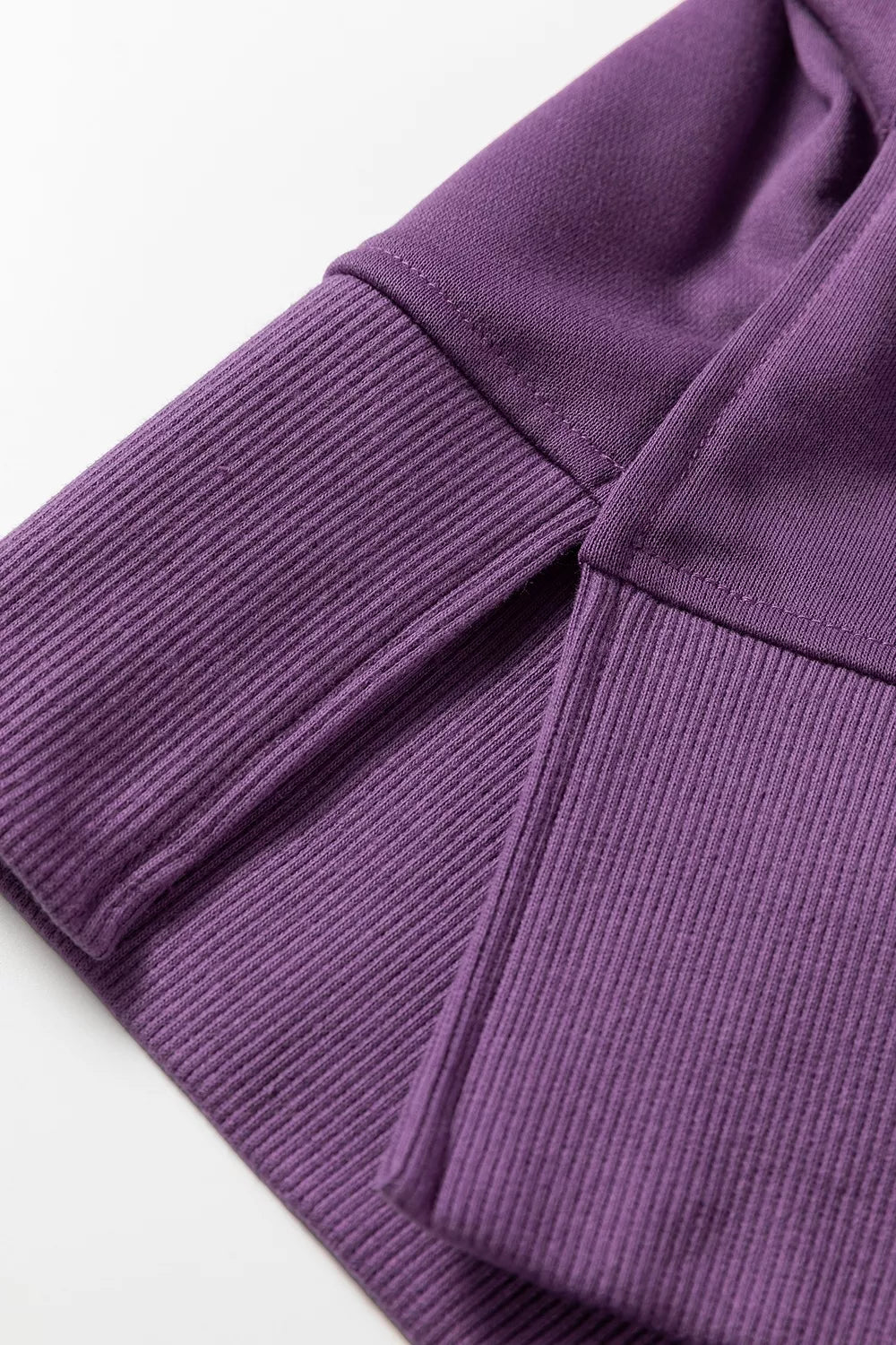 Side Slit Long Sleeve Sweatshirt and Pants Set