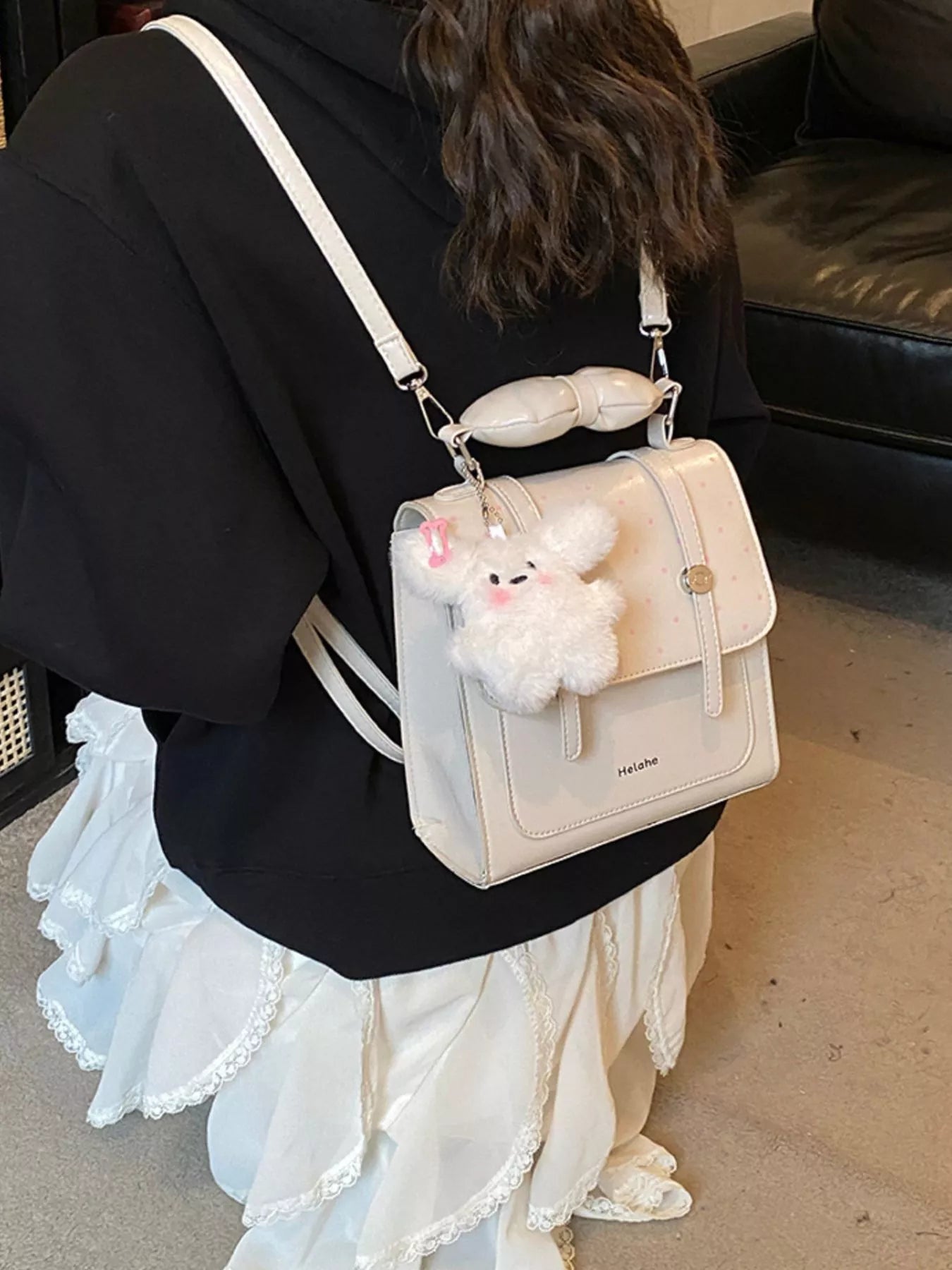 Flap Mini Backpack Bag
